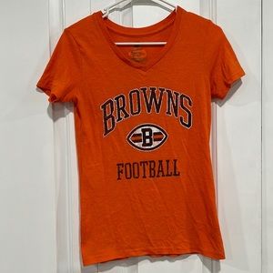 NFL Cleveland browns v neck women’s top size M